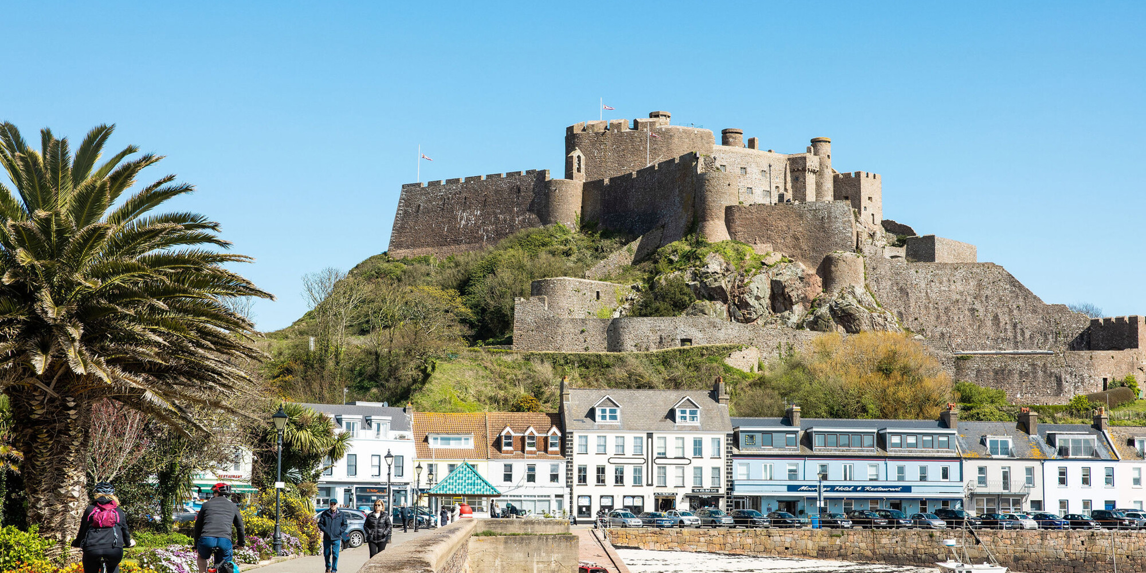 Gorey castle from first-person view