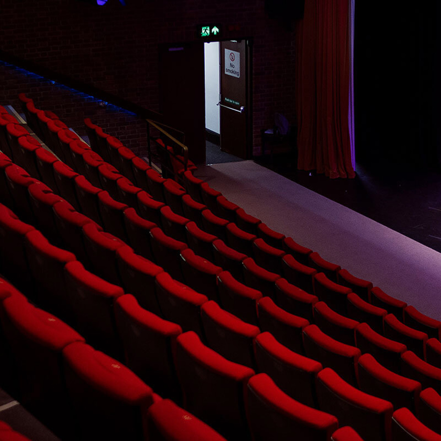 Inside one of the stages at the Arts Centre